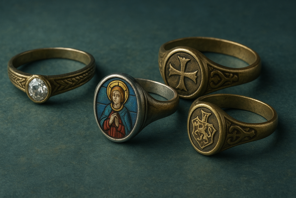 愛・信仰・権威を象徴する中世ヨーロッパの指輪群