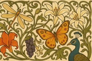 アールヌーボーの曲線美と植物モチーフ ― 自然から生まれる生命の装飾