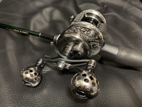 カルカッタコンクエストBFS彫金オーダー装飾ハンドル側